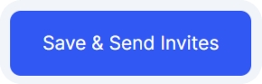Save and send invite button