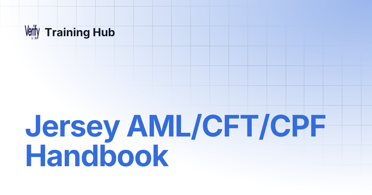 AML/CFT/CPF Handbook | Training Hub